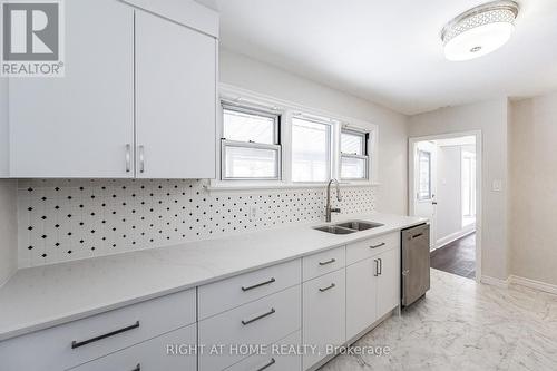 18 Ridgewood Avenue, Kitchener, ON - Indoor Photo Showing Kitchen With Double Sink