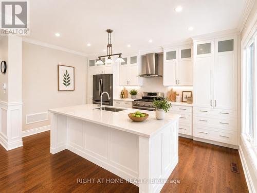 Kitchen closeup - 1049 Greaves Avenue, Mississauga, ON - Indoor Photo Showing Kitchen With Upgraded Kitchen