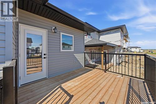 150 Sharma Lane, Saskatoon, SK - Outdoor With Deck Patio Veranda With Exterior