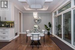 Dining area with walk out to deck - 