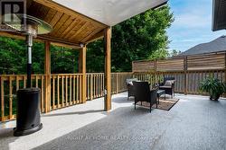 Open portion of deck - 