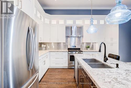 46B Strathnairn Avenue, Toronto, ON - Indoor Photo Showing Kitchen With Stainless Steel Kitchen With Double Sink With Upgraded Kitchen