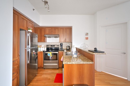 Kitchen - 1007-651 Rue De La Montagne, Montréal (Ville-Marie), QC - Indoor Photo Showing Kitchen