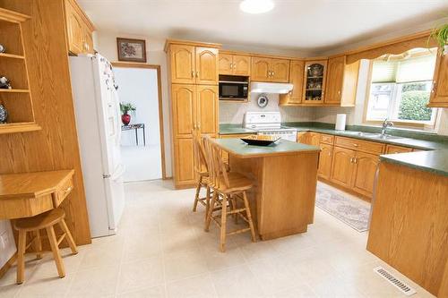 129 Mcintosh St, Lac Du Bonnet, MB - Indoor Photo Showing Kitchen With Double Sink