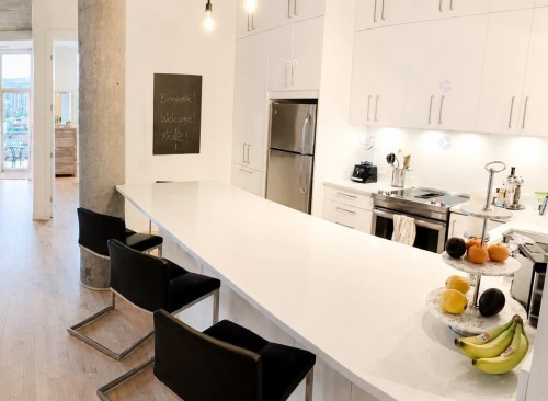 Kitchen - 704-4530 Rue Clark, Montréal (Le Plateau-Mont-Royal), QC - Indoor Photo Showing Kitchen With Upgraded Kitchen