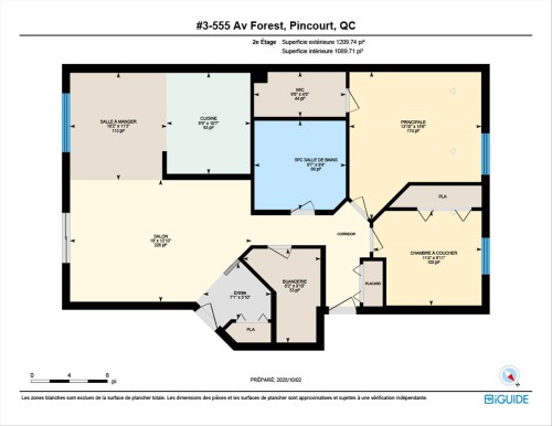 Plan (croquis) - 3-555 Av. Forest, Pincourt, QC - Other