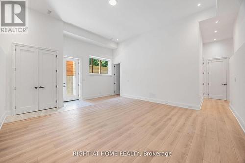 Basement Rec Room w/ Walkout - 120 Hammell Street, Toronto, ON - Indoor Photo Showing Other Room