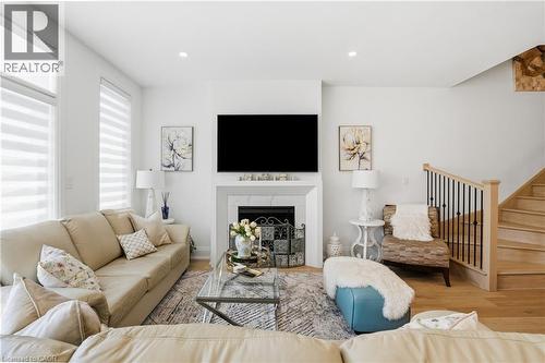 24 Willow Bank Common, St. Catharines, ON - Indoor Photo Showing Living Room With Fireplace
