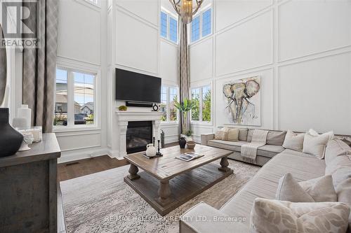 87 Chuck Ormsby Crescent, King, ON - Indoor Photo Showing Living Room With Fireplace