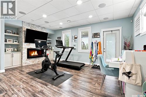 335 Dawson Crescent, Saskatoon, SK - Indoor Photo Showing Gym Room