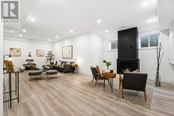 Floor to ceiling feature fireplace - 