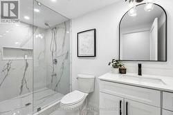 3pc bathroom with glass shower - 