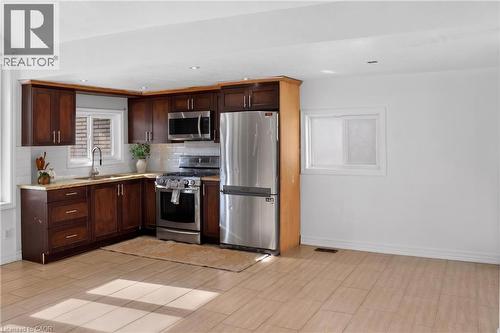8 Robins Avenue, Hamilton, ON - Indoor Photo Showing Kitchen With Stainless Steel Kitchen