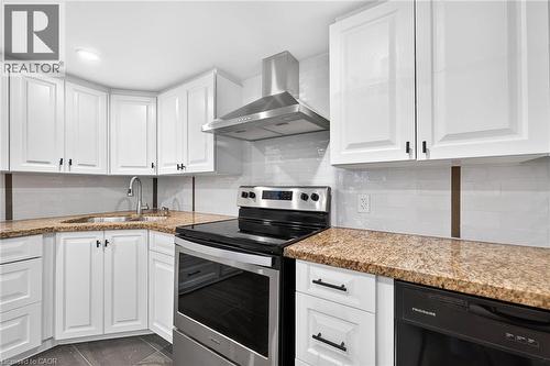 96 Fielding Crescent, Hamilton, ON - Indoor Photo Showing Kitchen With Double Sink With Upgraded Kitchen