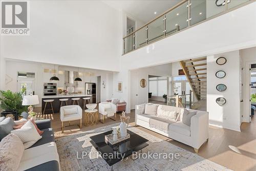 Open concept living w/20ft ceilings - 67 Charles Tilley Crescent, Clarington, ON - Indoor Photo Showing Living Room