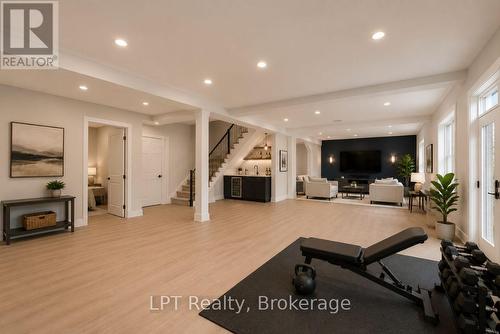AI RENDERING OF A FINISHED BASEMENT - 67 Charles Tilley Crescent, Clarington, ON - Indoor