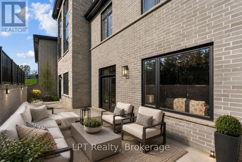 AI Staging of Walkout patio on lower level - 67 Charles Tilley Crescent, Clarington, ON - Outdoor With Exterior