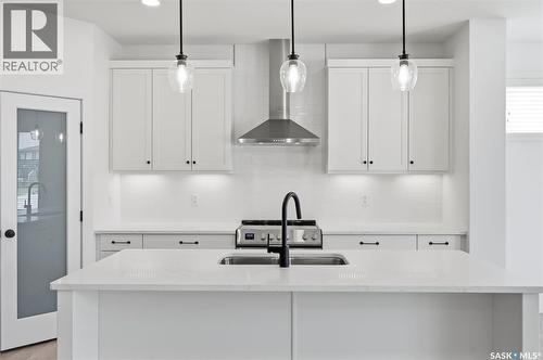 104 Forsey Avenue, Saskatoon, SK - Indoor Photo Showing Kitchen With Upgraded Kitchen