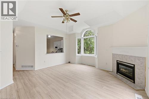 98 Sunibel Drive E, Glanbrook, ON - Indoor Photo Showing Living Room With Fireplace