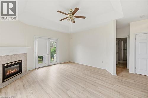 98 Sunibel Drive E, Glanbrook, ON - Indoor Photo Showing Living Room With Fireplace