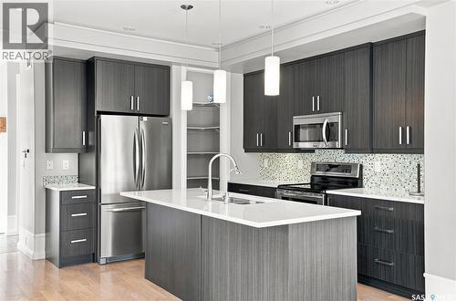 1623 Broadway Avenue, Saskatoon, SK - Indoor Photo Showing Kitchen With Stainless Steel Kitchen With Upgraded Kitchen