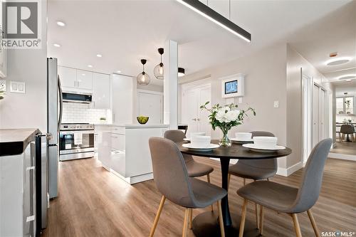 105 410 Main Street, Saskatoon, SK - Indoor Photo Showing Dining Room