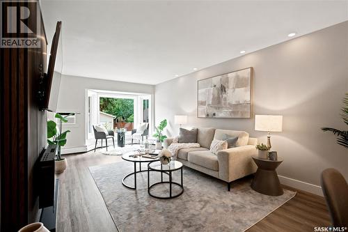 105 410 Main Street, Saskatoon, SK - Indoor Photo Showing Living Room
