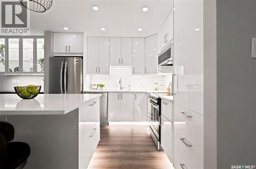 105 410 Main Street, Saskatoon, SK - Indoor Photo Showing Kitchen With Upgraded Kitchen