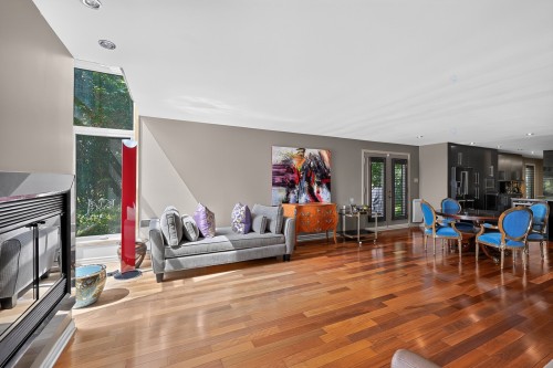 Salon - 1 71E Avenue, Laval (Chomedey), QC - Indoor Photo Showing Other Room With Fireplace