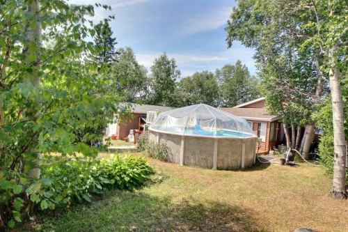 Cour - 329 Ch. Des Castors, Rouyn-Noranda, QC - Outdoor With Above Ground Pool