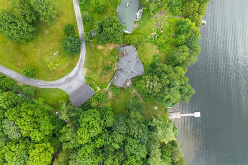 Photo aérienne - 14 Ch. Glassford, Austin, QC - Outdoor With Body Of Water With View