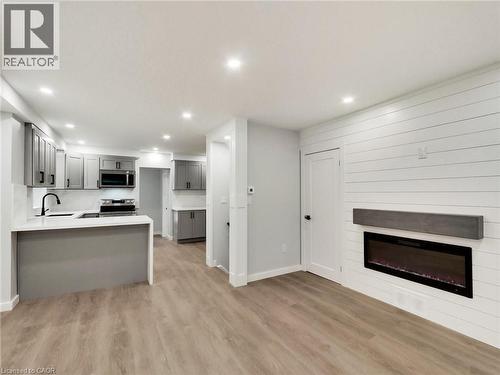 67 Cope Street, Hamilton, ON - Indoor With Fireplace