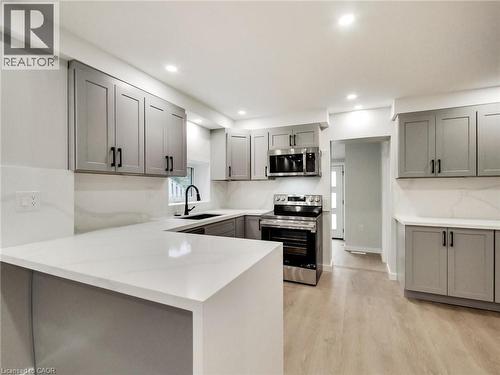 67 Cope Street, Hamilton, ON - Indoor Photo Showing Kitchen With Upgraded Kitchen