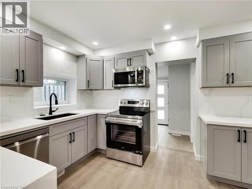 67 Cope Street, Hamilton, ON - Indoor Photo Showing Kitchen With Stainless Steel Kitchen With Upgraded Kitchen