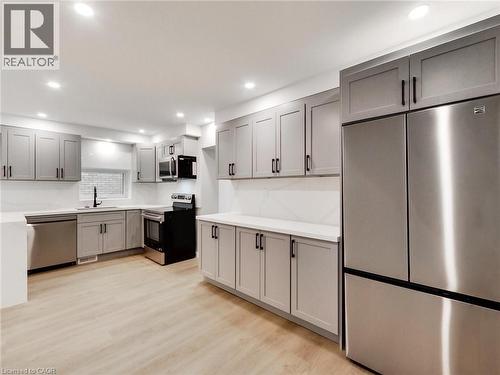 67 Cope Street, Hamilton, ON - Indoor Photo Showing Kitchen With Stainless Steel Kitchen