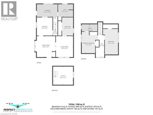 Floor plan - 3 floors - Main, Second Floor and Basement - 88 Brook Street, Simcoe, ON - Other