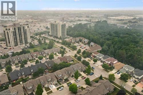 Aerial perspective showcasing residential housing with varied architectural styles - 23 Knack Lane, Cambridge, ON -  With View