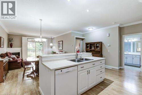 20 Isherwood Avenue Unit# 109, Cambridge, ON - Indoor Photo Showing Kitchen With Double Sink