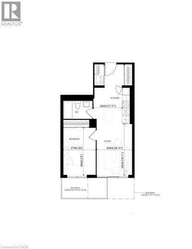 Floor plan - 2782 Barton Street E Unit# 1604, Hamilton, ON - Other