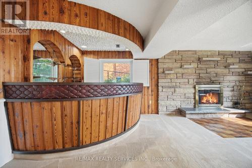 20 Malcolm Crescent, Brampton, ON - Indoor Photo Showing Other Room With Fireplace