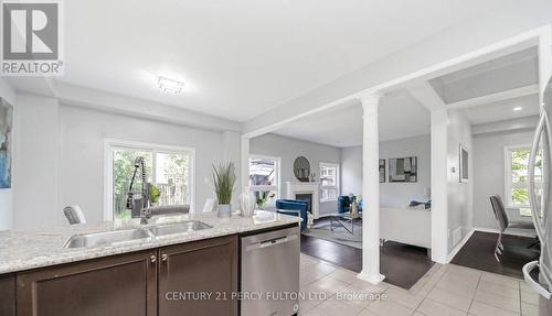 91 Laprade Square, Clarington, ON - Indoor Photo Showing Kitchen With Double Sink