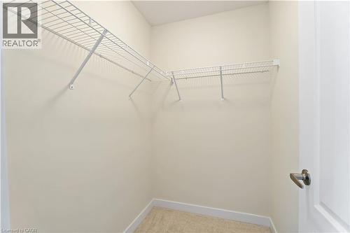 Walk-in closet featuring wire shelving, neutral wall color, and carpet flooring - 10 Lemon Avenue, Thorold, ON - Indoor With Storage