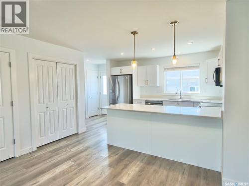 128 Westfield Road, Saskatoon, SK - Indoor Photo Showing Kitchen With Upgraded Kitchen
