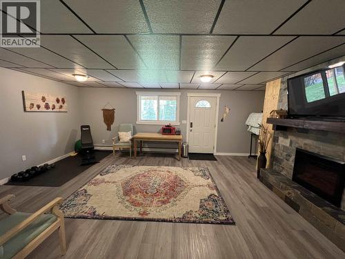 19 Raven Crescent, Fort Nelson, BC - Indoor With Fireplace