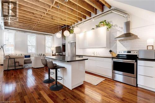 205 King Street E Unit# 2, Hamilton, ON - Indoor Photo Showing Kitchen With Upgraded Kitchen