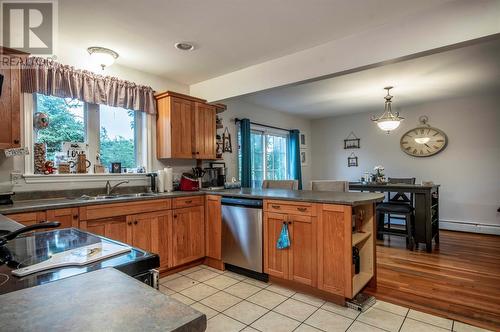 Main unit kitchen. - 23 Third Street, Mount Pearl, NL - Indoor Photo Showing Kitchen With Double Sink