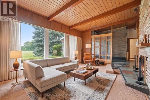 Virtually Staged - 264 Mountain Brow Boulevard, Hamilton, ON - Indoor Photo Showing Living Room