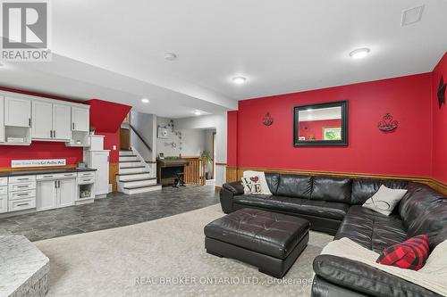 7323 Sideroad 15, Rr1 Road, Mapleton, ON - Indoor Photo Showing Living Room With Fireplace