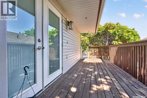 1027 Vaughan Street, Moose Jaw, SK - Outdoor With Deck Patio Veranda With Exterior