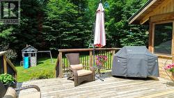 Back deck overlooking yard - 